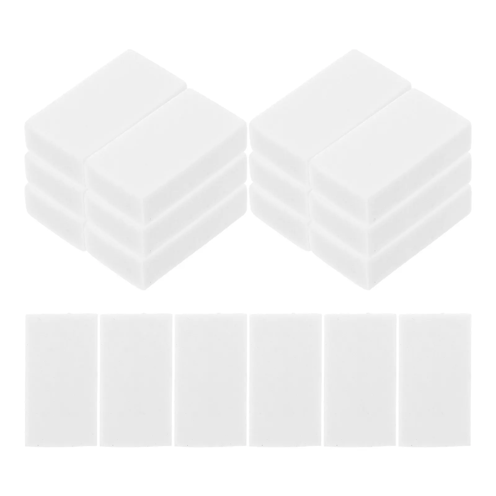 18개입 흰색 지우개 드로잉 아트 지우개 스케치 및 시험용 잔여물 없는 부드러운 정밀 지우개 팩 (아티스트용)