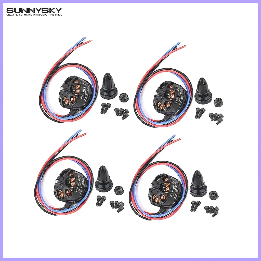 Бесщеточный двигатель Sunnysky X3108S 900KV 720KV, высокоэффективный бегунок мощностью 325 Вт для квадрокоптера-дрона с видом от первого лица thumbnail 3