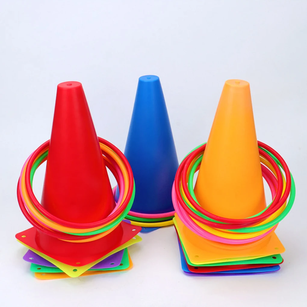 New Children&rsquo;s Fun Ring Throwing Game Outdoor Throwing Plastic Circle Parent-child Interactive Competition Kids Sense Training