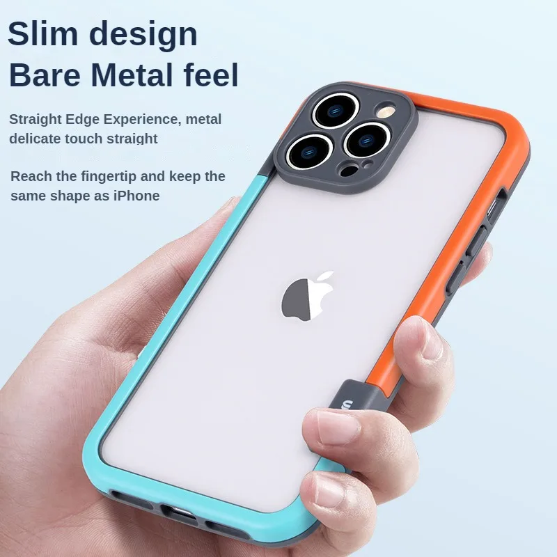 Colorful Soft Silicone Bumper Frame with Shockproof Protection for Phones - Border Only, No Back