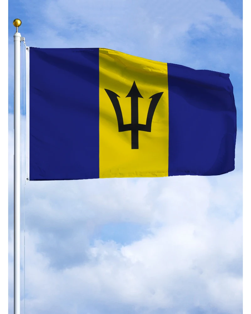 60X90 90X150 120X180Cm Bandiera Delle Barbados Arazzo Per Banner Stampato In Poliestere Per L'Arredamento