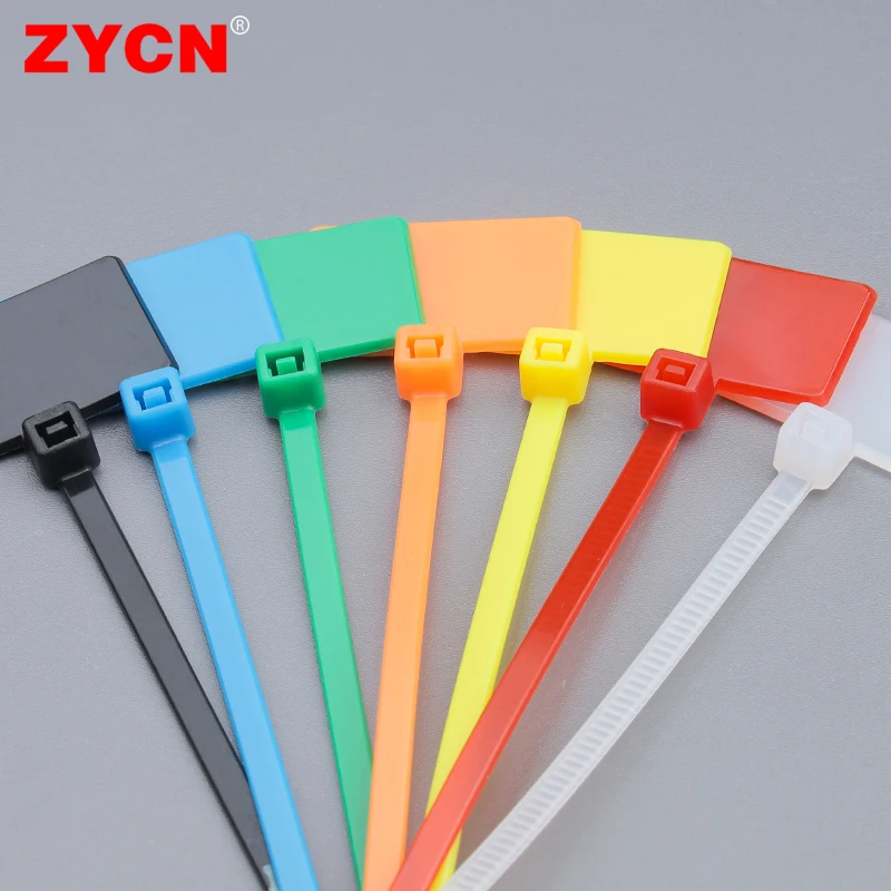 Befestigungsteile & Eisenwaren SIQUK 160 Pieces Zip Tie Tags Colorful