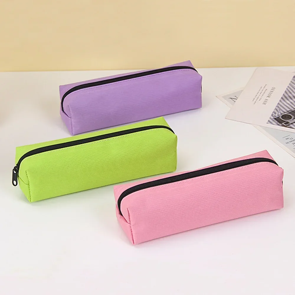 Minimalist Ins Pencil Case Durable Pen Case Kawaii Stationery Large Capacity Pencilcase Trousse School Supplies Pencil Pouch pencil cases