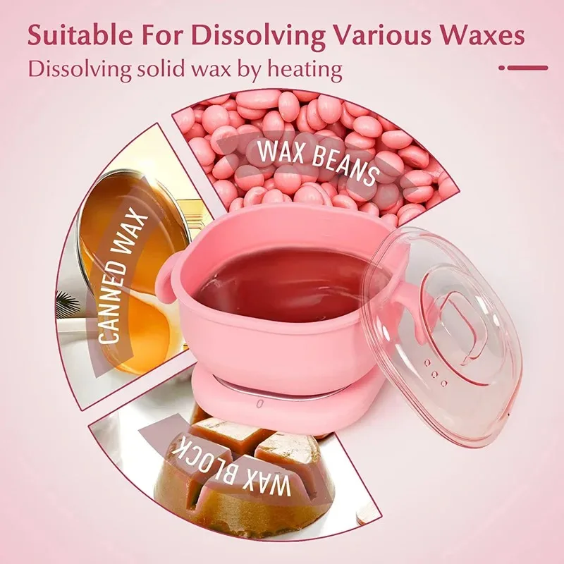 Electric Hot Wax Warmer Machine For Hair Removal Removal Wax Heater Hair Warmer Silicone Pot Liner Heater 100W