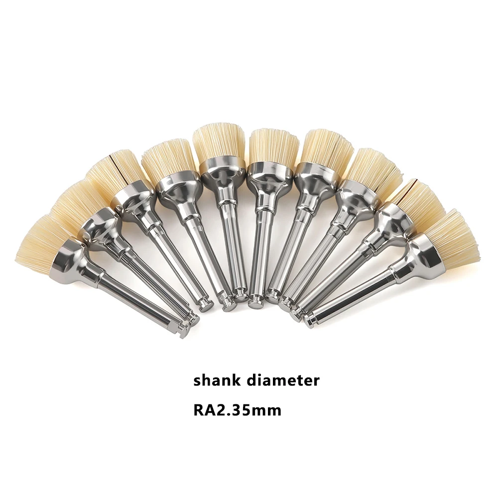 Lucidatrice Dentale RA Teste Di Lucidatura In Gomma Di Silicone Da 2.35 Mm - Foto 8