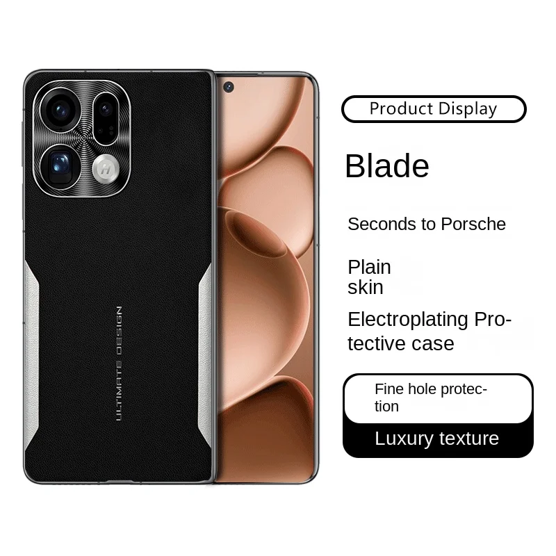 Electroplating Color-Block Leather Shockproof Phone Case with Soft Edge