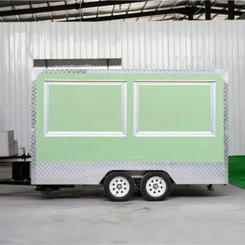 Rimorchio per camion per alimenti standard Cucina mobile / Pronto per mangiare furgone per alimenti con attrezzatura completa