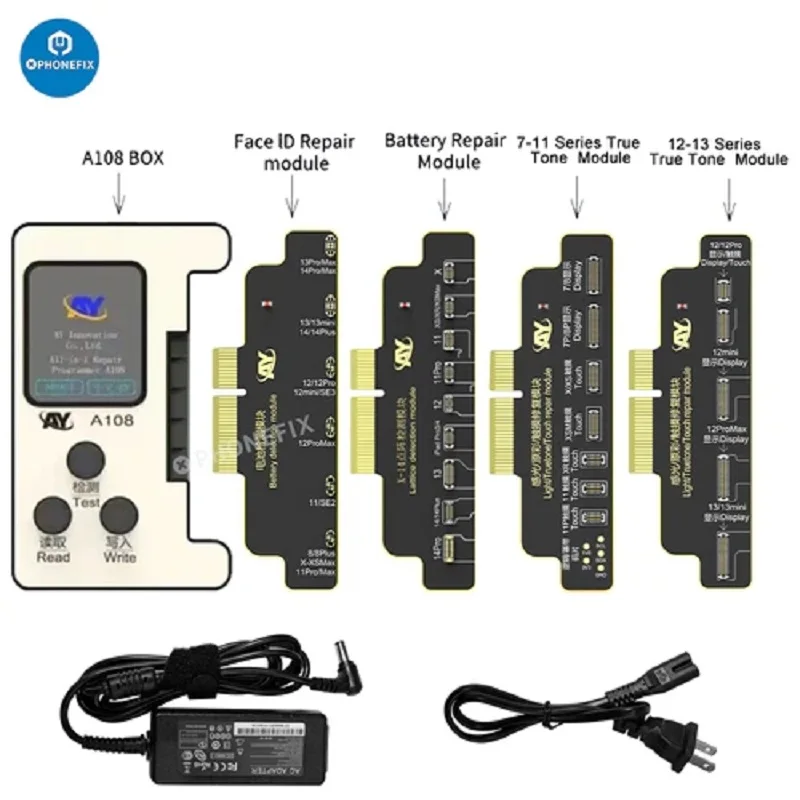 Ay A108 Dot Matrix Repair Cable Iphone X/Xr/Xs/11/12/13/14 Pro Max Mini Dot Projector Leggi Scrivi Dot Matrix Face Id Repair Flex