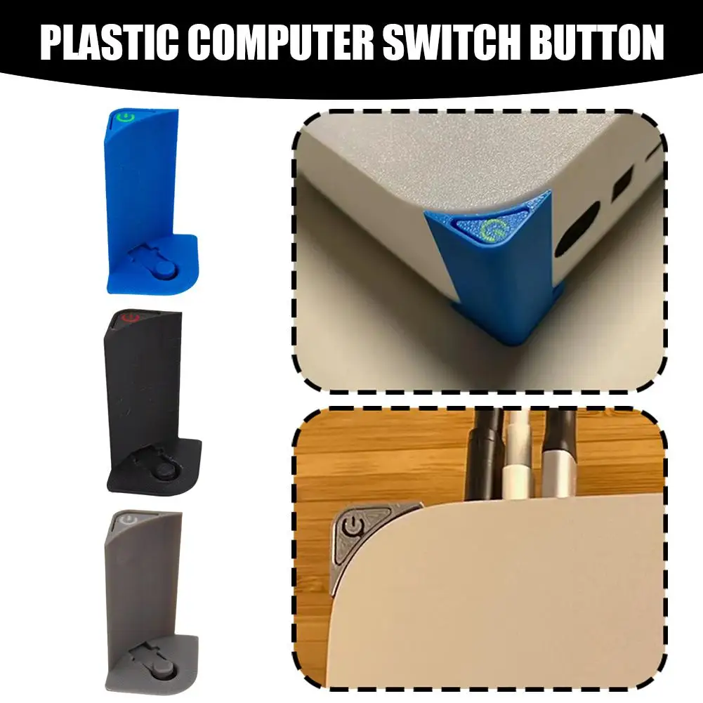 3D Print Modification with Top Power Button Power Button Suitable for Apple Mac Mini M4/M4 Pro Mounted Mac Holder Accessories