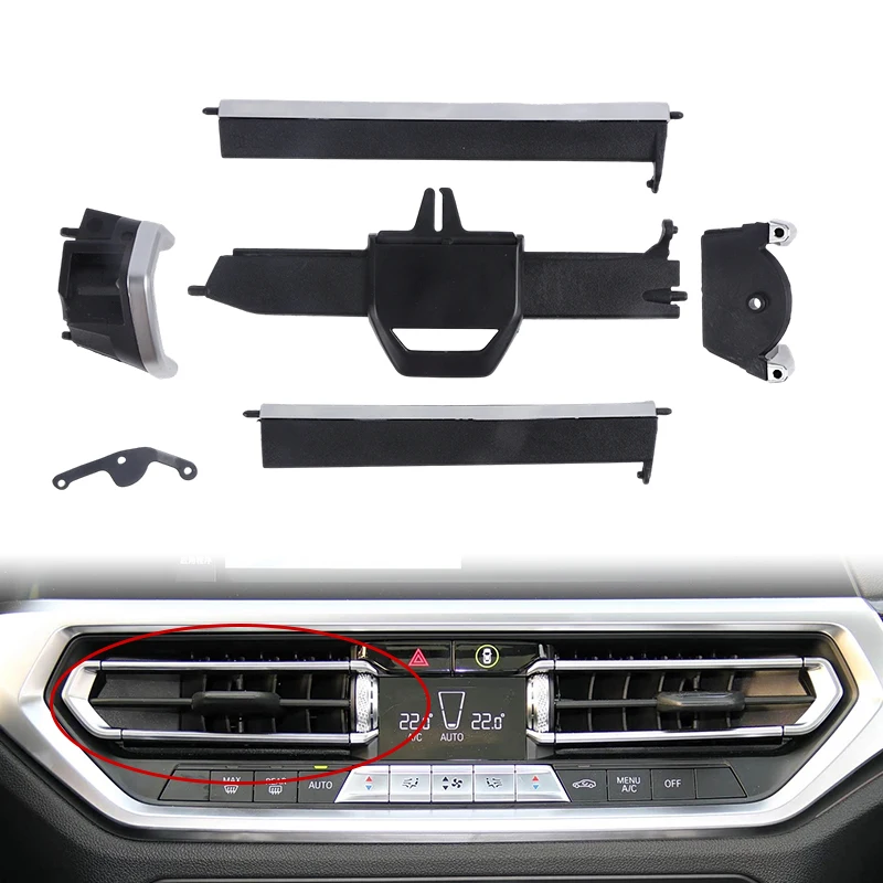 BMW F40, F44, G26, G20, G28, X3, X4, G01, G02 차량용 에어컨 송풍구 슬라이드 수리 키트 (64119855415)