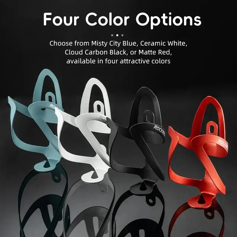 ROCKBROS Bottle Holder Aluminium Alloy Water Bottle Cage Adjustable Lightweight Mountain Cycling Cup Bracket Accessory