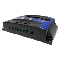 Contrôleur de charge MPPT pour panneaux solaires, 30A, 40A, 50A, 60A, 100A, 12V, 24V, pour touristes, avec écran LCD et port USB 4