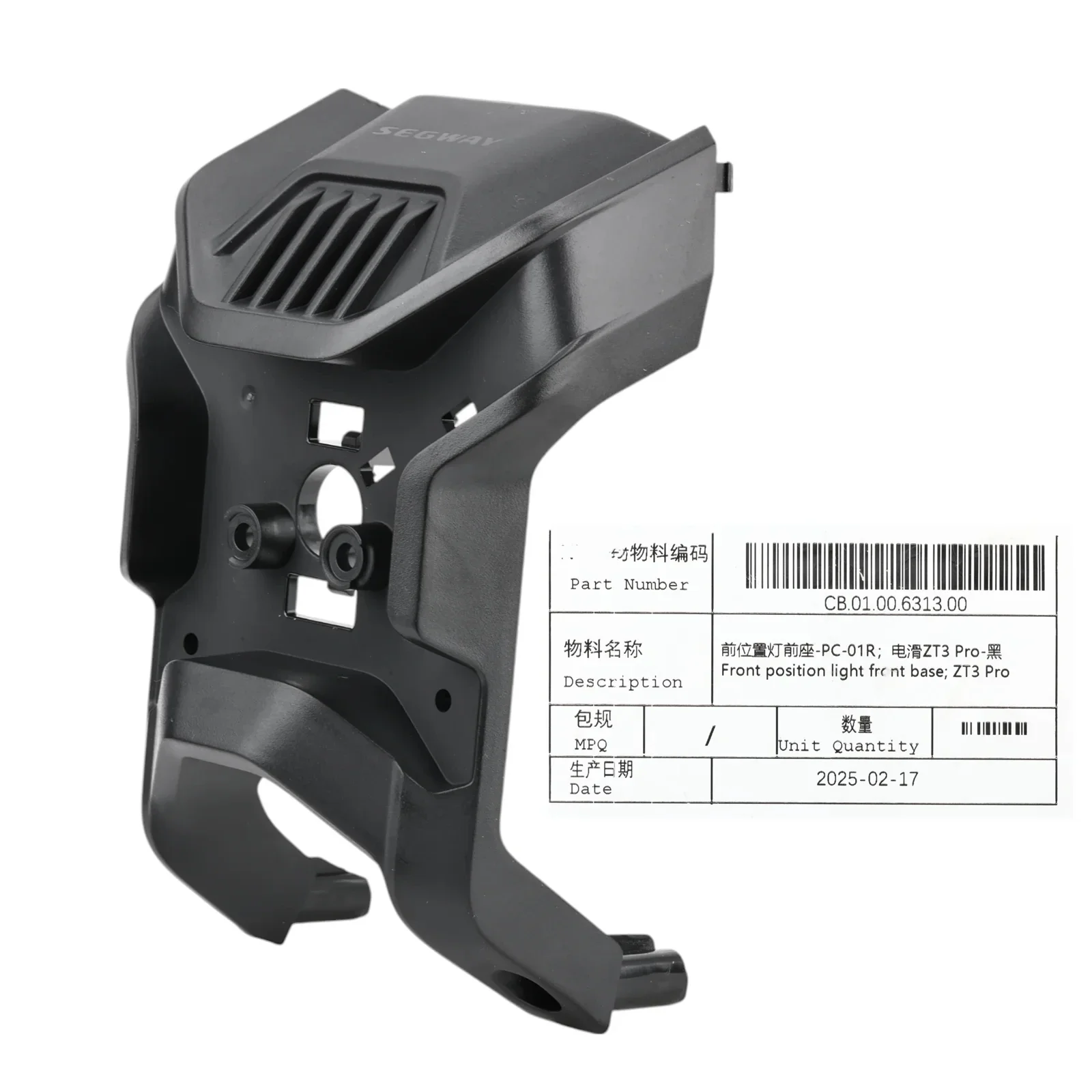 Original Front-X-Licht-Rückgehäuse für Segway ZT3/ZT3 Pro Elektroroller Tagfahrlicht-Abdeckung Zubehörteile – Detail 4
