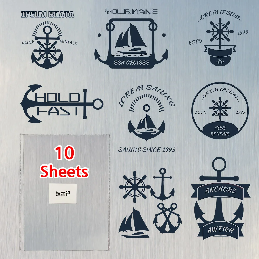 

10 Sheets A4 Printable Vinyl Sticker Paper Waterproof Self-adhesive Printer Paper for Inkjet Printer DIY Labels Printing Sticker
