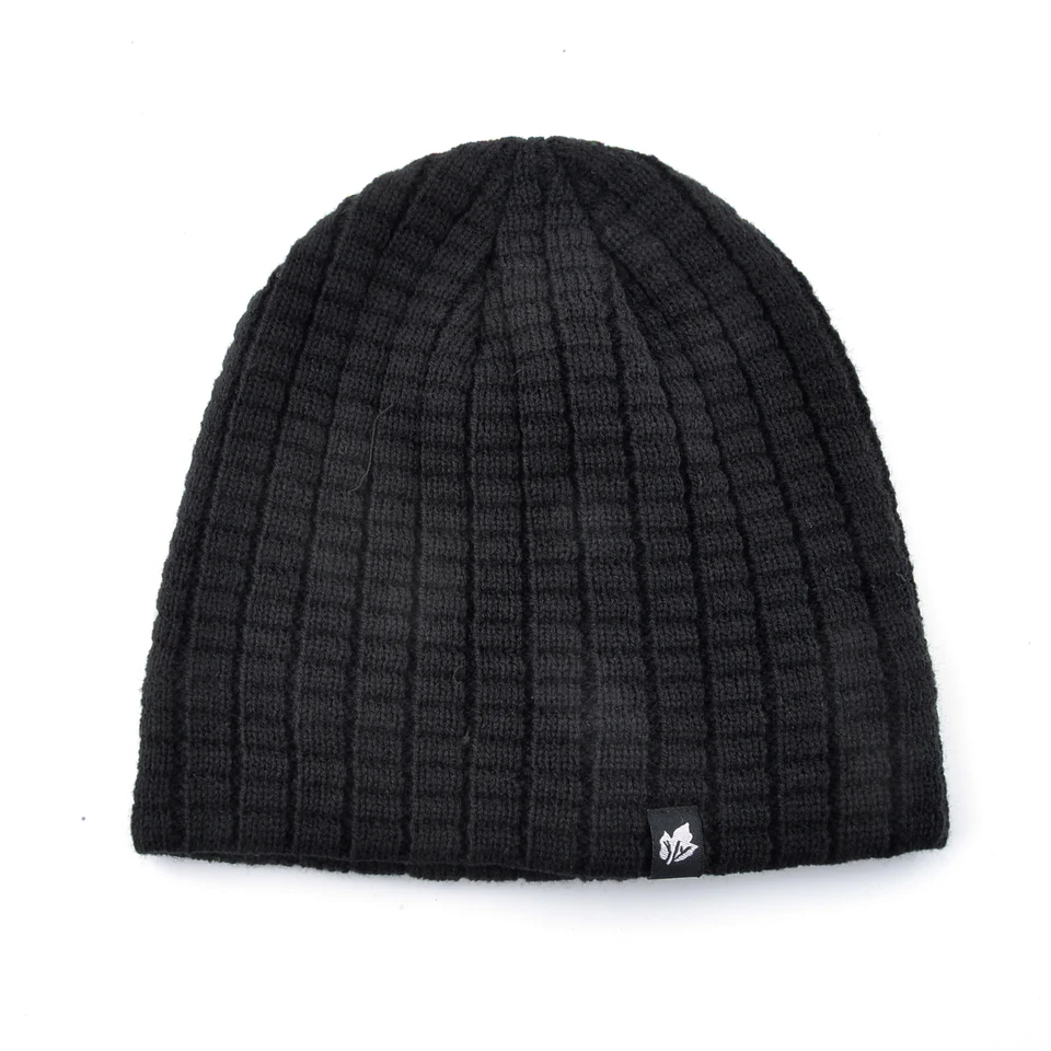 Chalier Cosy Set Cappello E Sciarpa Invernale Uomo – Maglia Spessa, Doppio Strato, Nero, Taglia Unica
