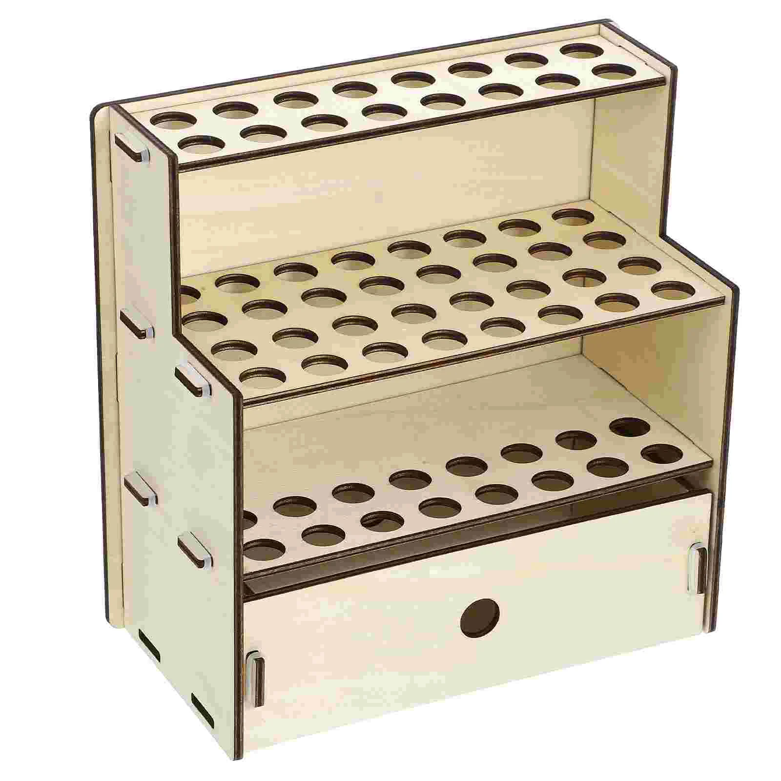 

Деревянный ящик для хранения кистей, органайзер для маркеров, настольный держатель для карандашей, контейнер, лоток для студентов