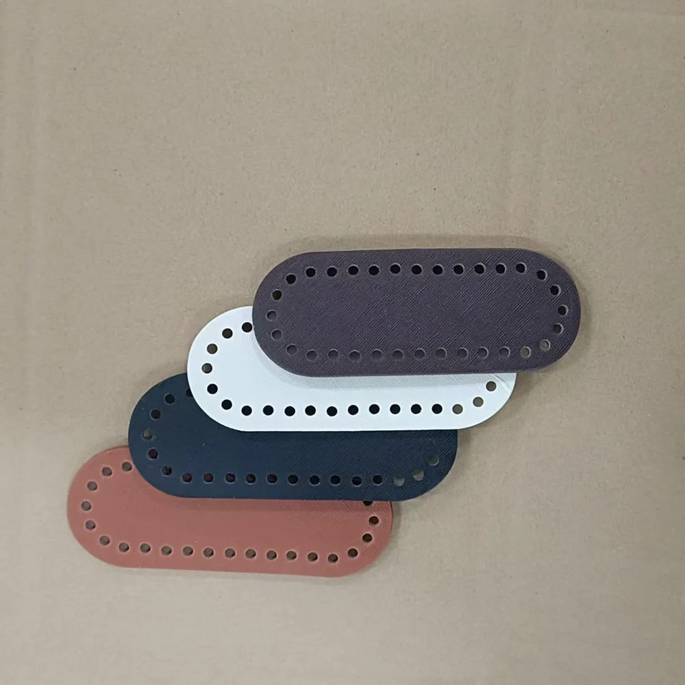 6개 혼합 색상 DIY 뜨개질 실 가방 베이스 패널, 가방 하드웨어 액세서리, 수제 가방 베이스 패드, 지갑 제작 재료 키트, 크로셰 가방, 수제 지갑 베이스(14.5)에 적합 S004246
