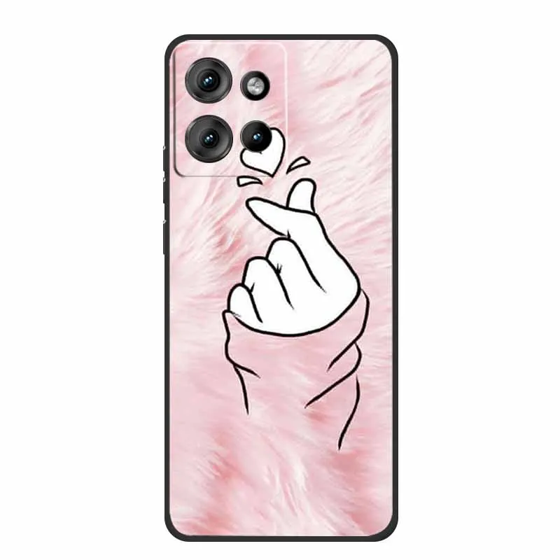 Sleek Black Shockproof TPU Silicone Phone Case - Soft Protective Back Cover 6.7 Coque