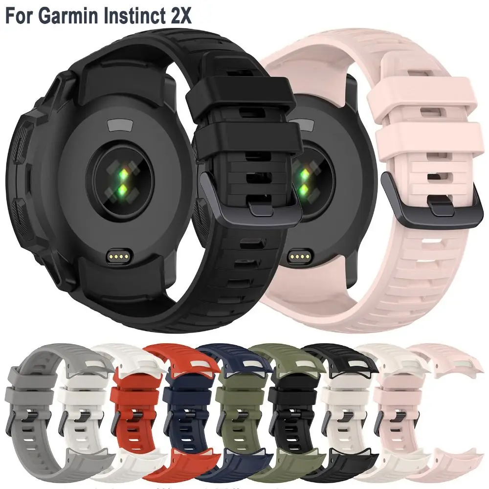 

Silicone Watch Strap For Garmin Instinct 2X SmartWatch Bracelet WatchBand Band Instinct 2X Sport Replacement Wirstband belt