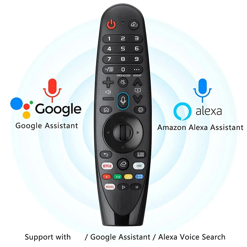 Smart TV Remote Control Replacement with Pointer Function