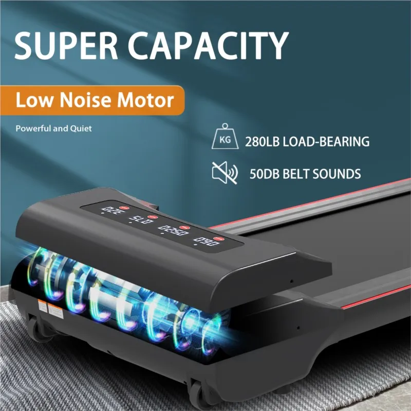 US Stock Under Desk Treadmill Machine 300 LB Capacity Walking Pad for Home Office
