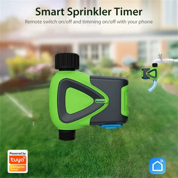 Tuya WIFI Smart Irrigation System Timer Water Valve IP65 Waterproof Auto Drip Irrigation Controller Smart Home Watering Control 1