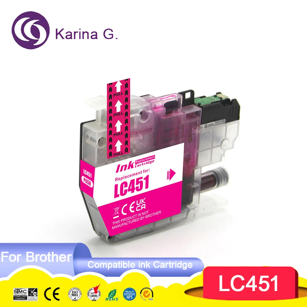 Standard capacity LC451 LC 451Premium Color Compatible Printer Ink Cartridge for