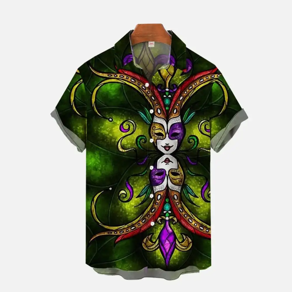 

Modern Pattern Printing Men's Short Sleeve Shirt shirt K11