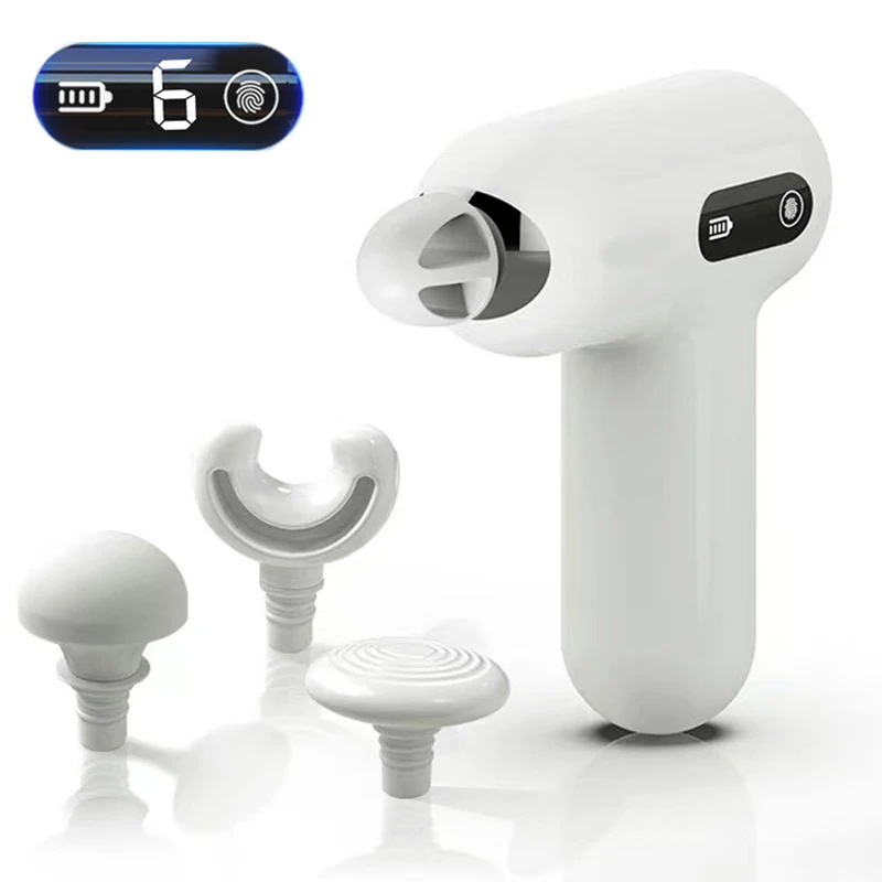 Fascia Gun Muscle Relaxation Massager Electric Touch Screen Vibration Massage Gun Professional Grade Neck Membrane Gun