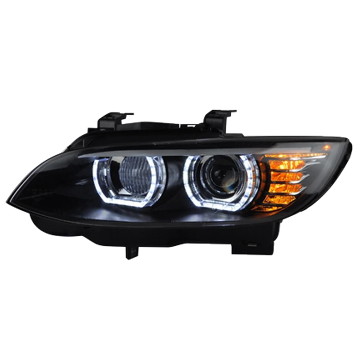 Led Headlight For Bmw 3 Series M3 E92 Angel Eyes Drl Daytime Running