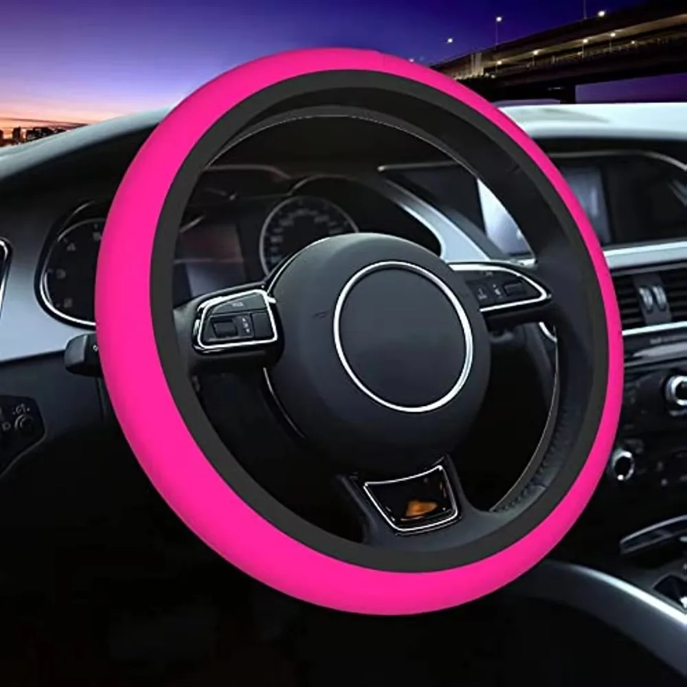 Car Accessories Steering Wheel Cover Universal Diameter 15 Inch Non-Slip Neoprene for SUV Van Sedan Car Truck