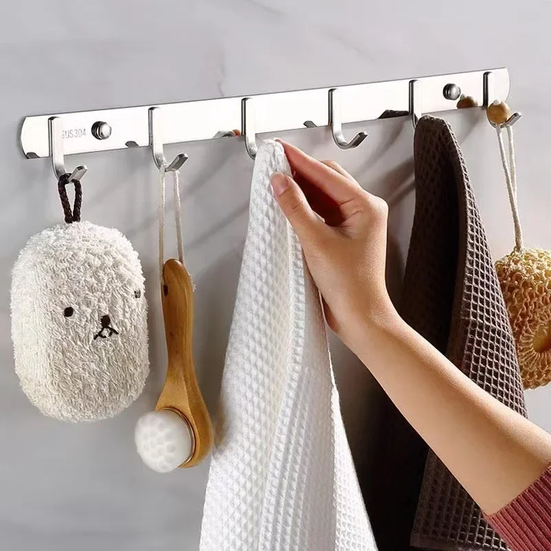 Kitchen Bathroom Wall Hook Bathroom Towel Storage Bedroom