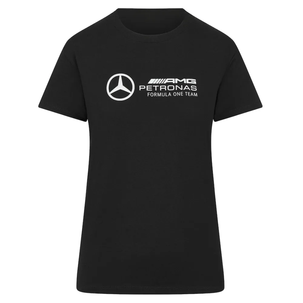 Men's and Women's Short-sleeved  Mercedes Car Leisure T-shirts 100% Cotton Printed Crew Neck Loose Large Size Top 2