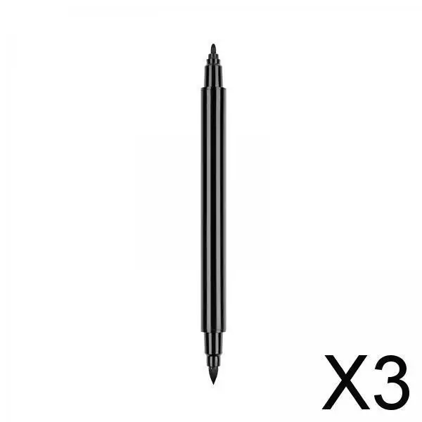 

2-4pack Fabric Marker Black Pen for Clothes Shoes Dual Tip Permanent Brush Pen