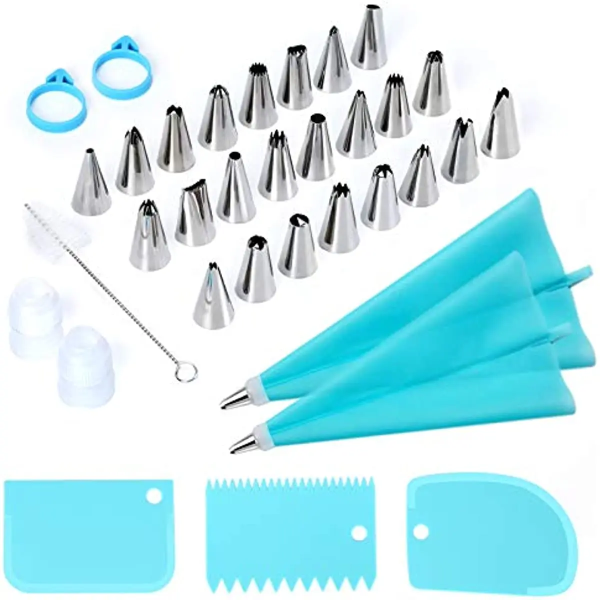 Poche a Douille Silicone Réutilisable - Set de 14/26/29 Pièces