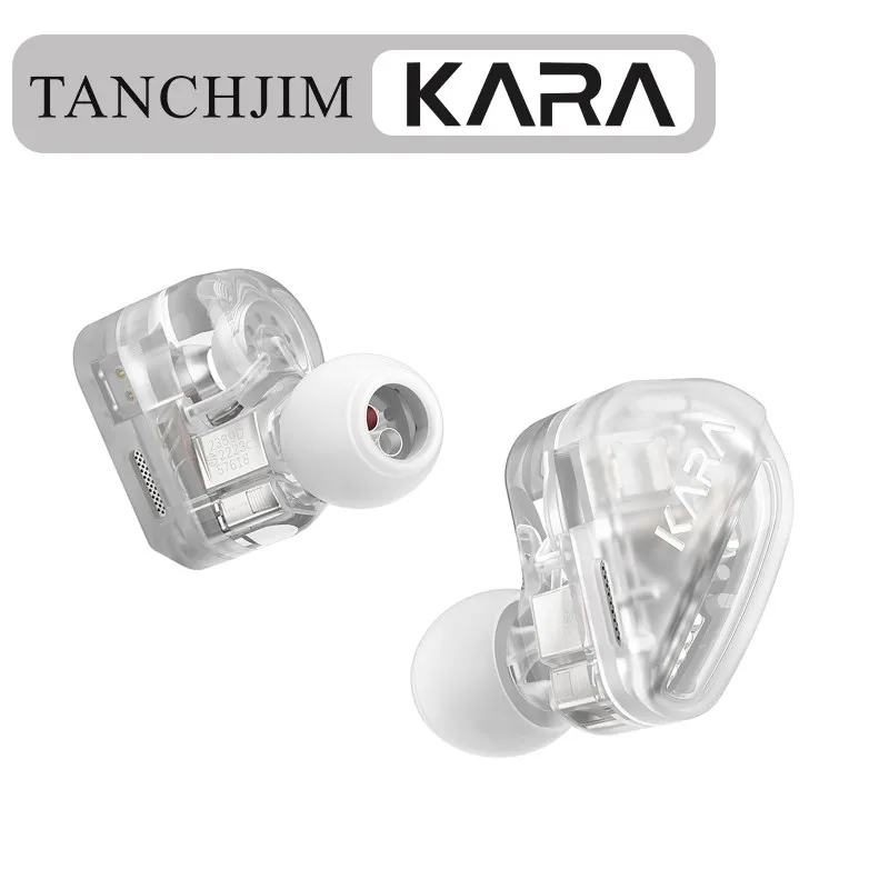 

TANCHIJIM KARA 1DD+4BA Hybrid Hifi Music Monitor Studio DJ Audiophile Earphone with 0.78 2Pin Cable Earbud