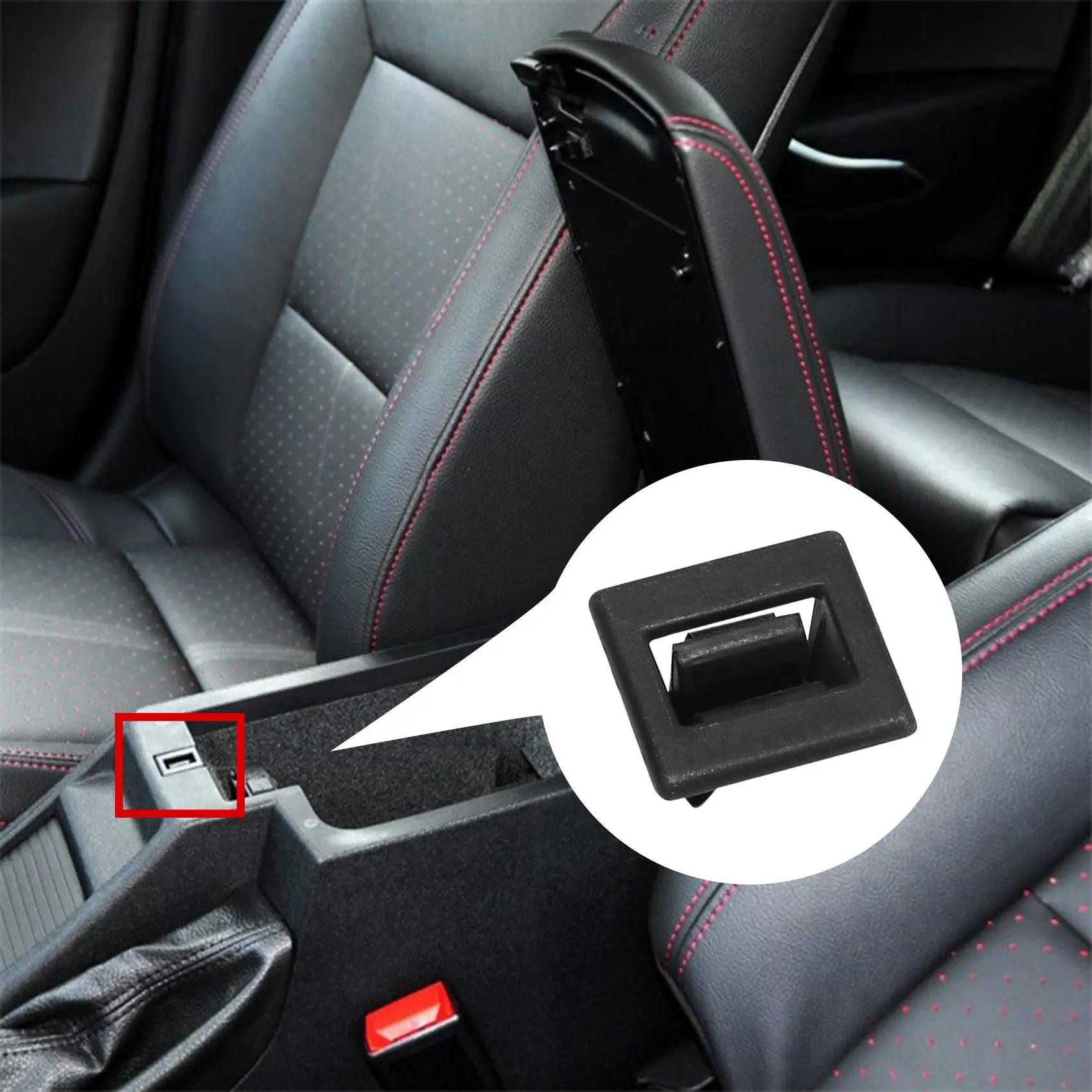 

Car Central Armrest Box Cover Clip for Citroen C5 2011- 2015 7591GL