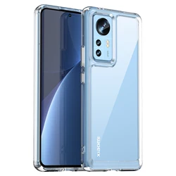 Shockproof Transparent Acrylic Mobile Shell - Fashion Back Cover - Mi 12x (Clear)