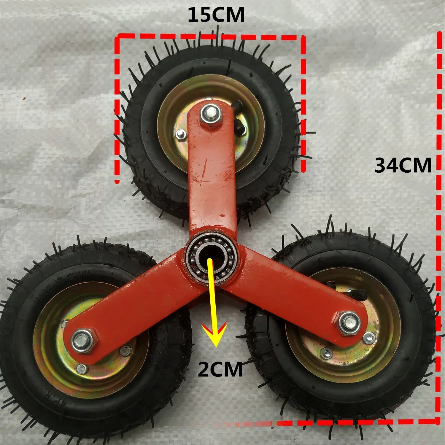 2pcs Stair Climbing Wheels 12KG