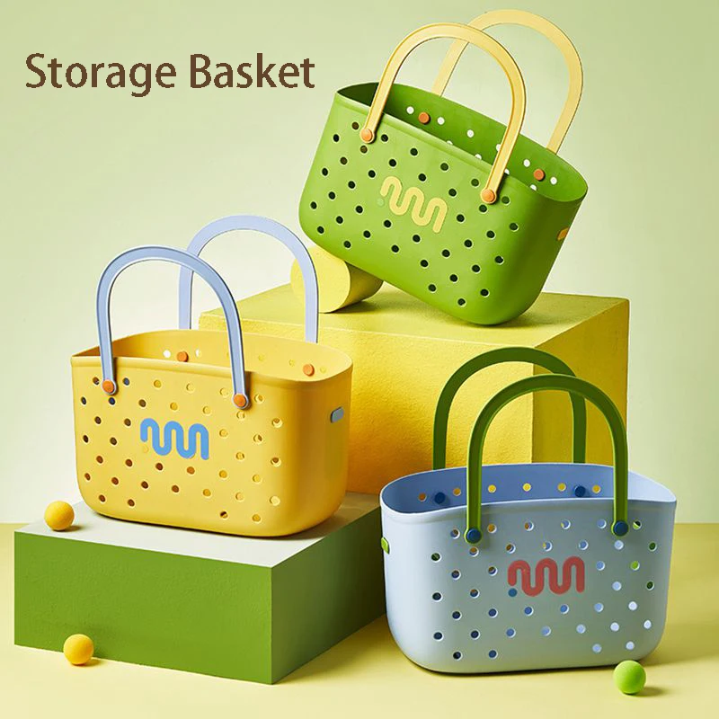 Large Shower Caddy Basket Plastic Organizer Storage Baskets with Handles Shower Caddy Bins Organizer for Bathroom and Kitchen