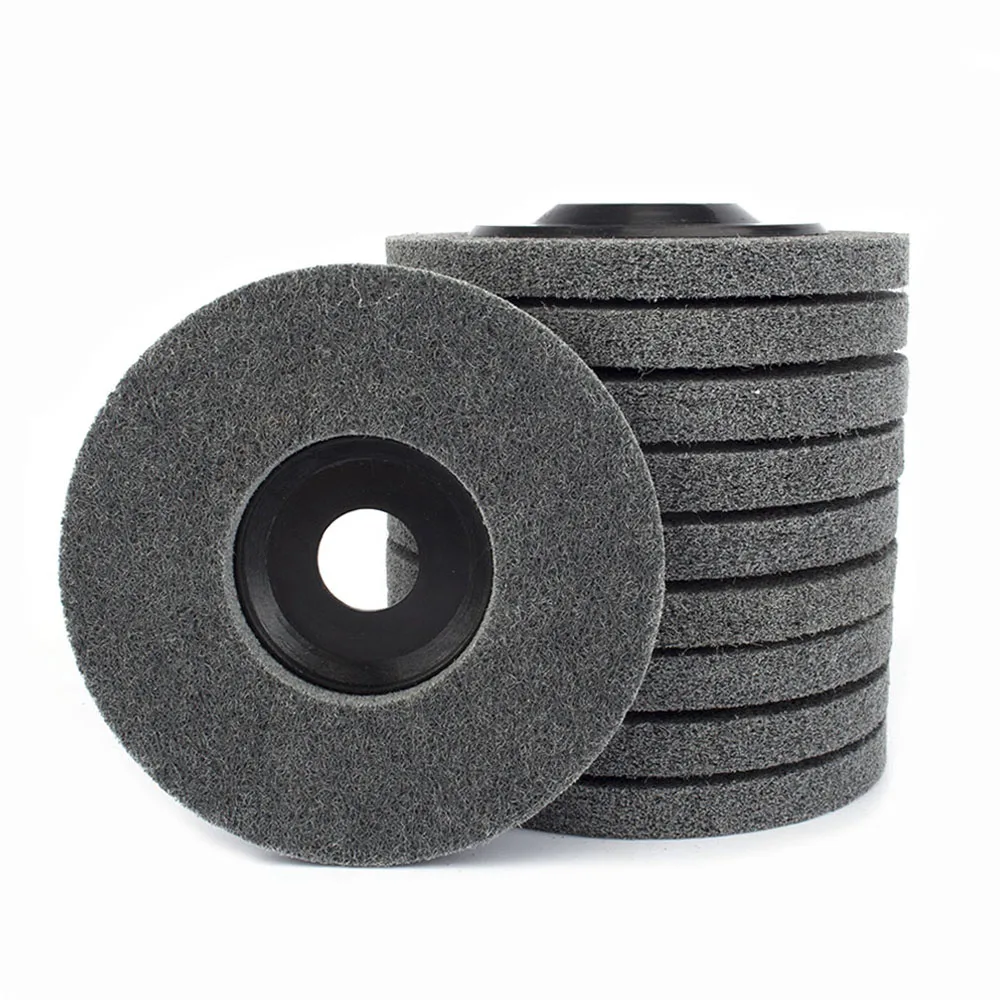 125 mm Nylonfaser-Polierscheibe, Vlies-Schleifscheibe, Schleif- und Polierscheibe für Metall – Detail 3