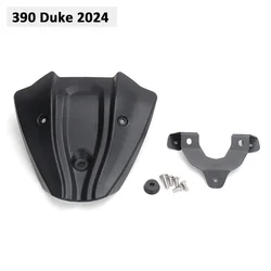Enhanced Black Motorcycle Windshield Windscreen Front Wind Deflector Guard (390 Duke 2024)