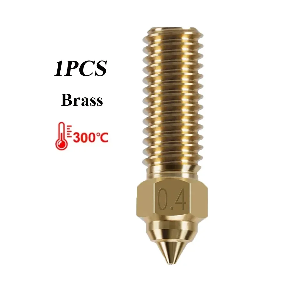 Premium Brass-Plated Copper Hard Steel 3D Printer Nozzles