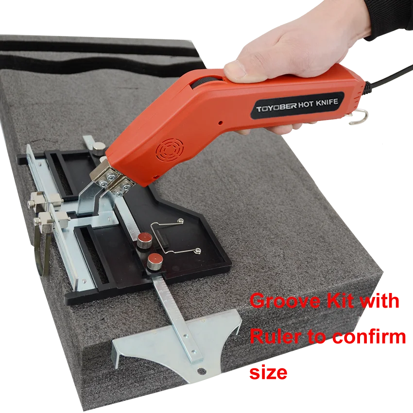 Hand Tool Kit Thermal Foam Board Cutting Knife Electric Sponge Polyurethane  Polystyrene Cutting Machine With Slot Board - Electric Scissors - AliExpress