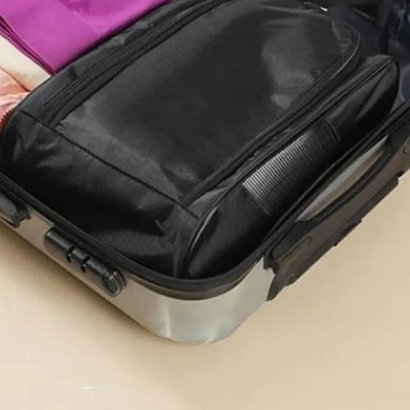 Portable Cloth Football Boot Bag Breathable Lightweight Golf Shoe Bag With Zipper Dustproof Shoe Carrier Bag Unisex Easy Storage