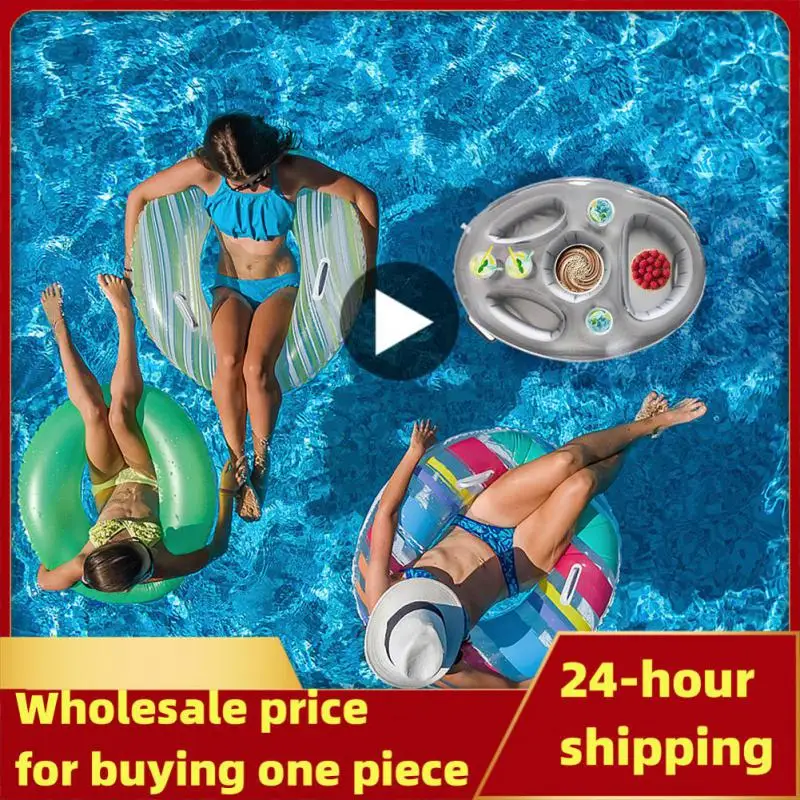 

Держатель для чашки-ведра для летней вечеринки, надувной поплавок для бассейна, охладитель для пива, поднос для стола, бара, аксессуары для пляжного бассейна