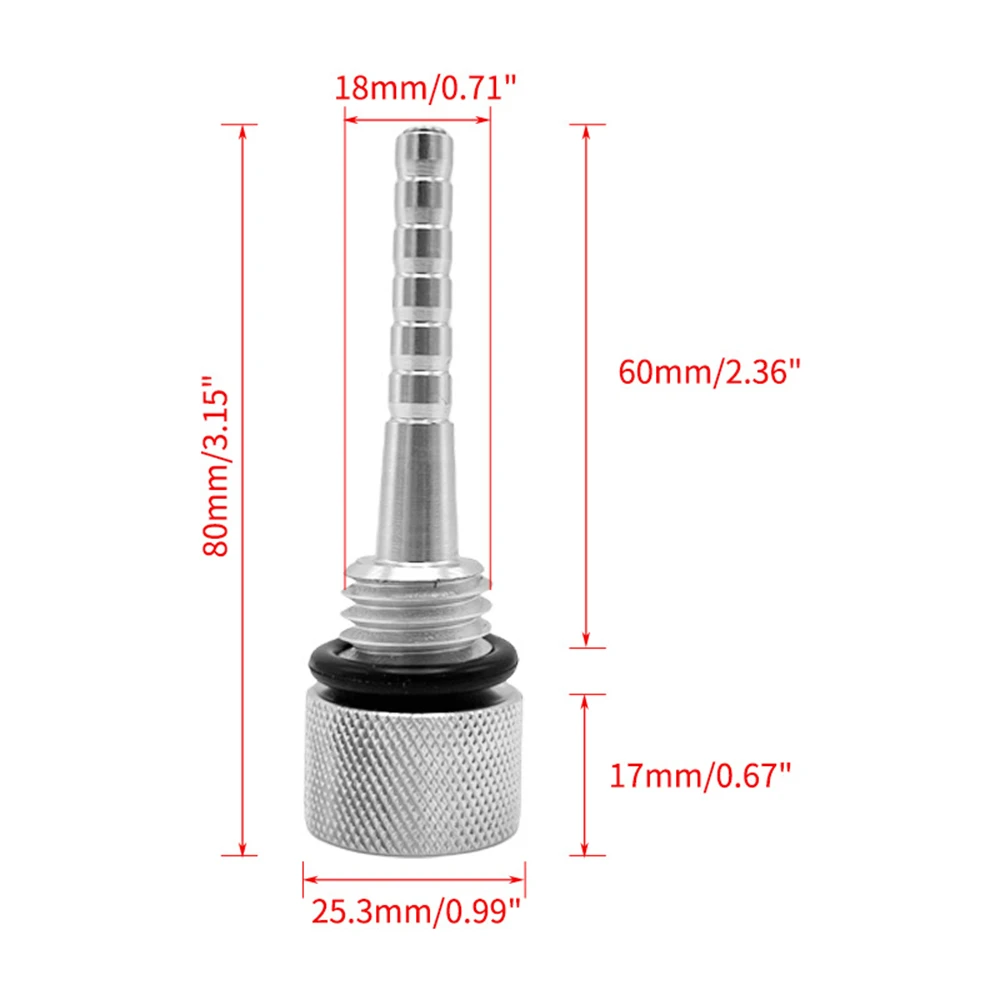 ​Magnetic Tip Oil Dipstick Dip Stick For Predator 3500 Watt 3500W Inverter Generator w/O-Ring-Silver Easy To Install Practical