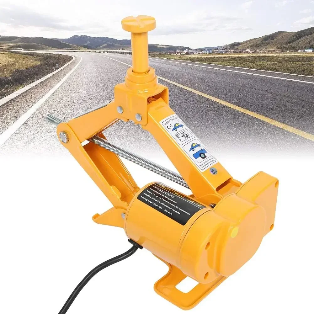 

Foldable Car Electric Jack 2/3 Ton Automotive Lifting Machine Set Emergency Repair Tool 120-350mm Scissor Jack Kit for SUV Sedan