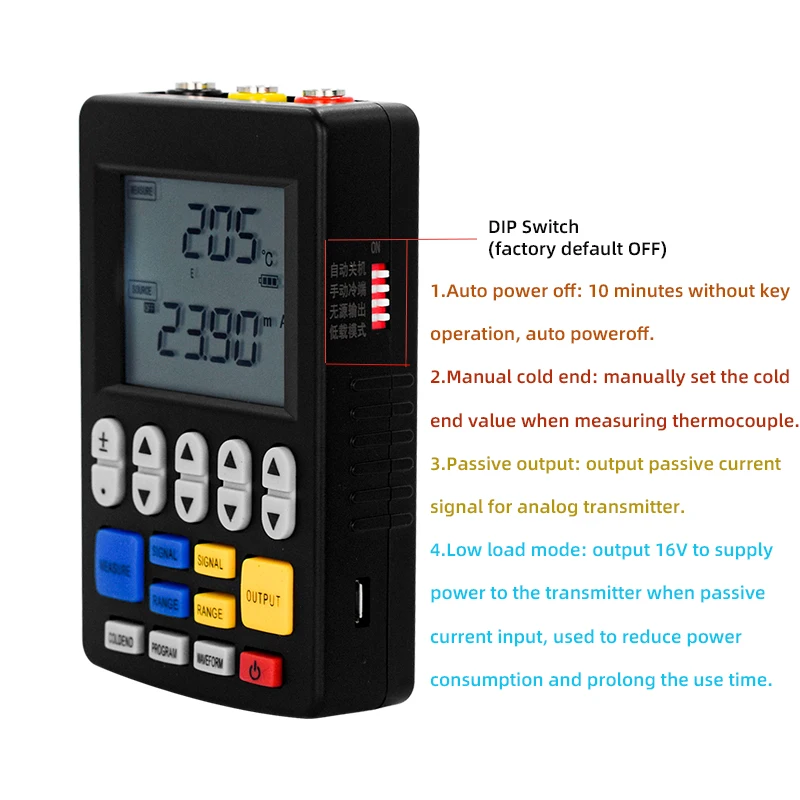 Signal Generator Source Adjustable Current Voltage 0-10V Simulator 4-20mA sinal Sources Transmitter Calibrator current voltage module