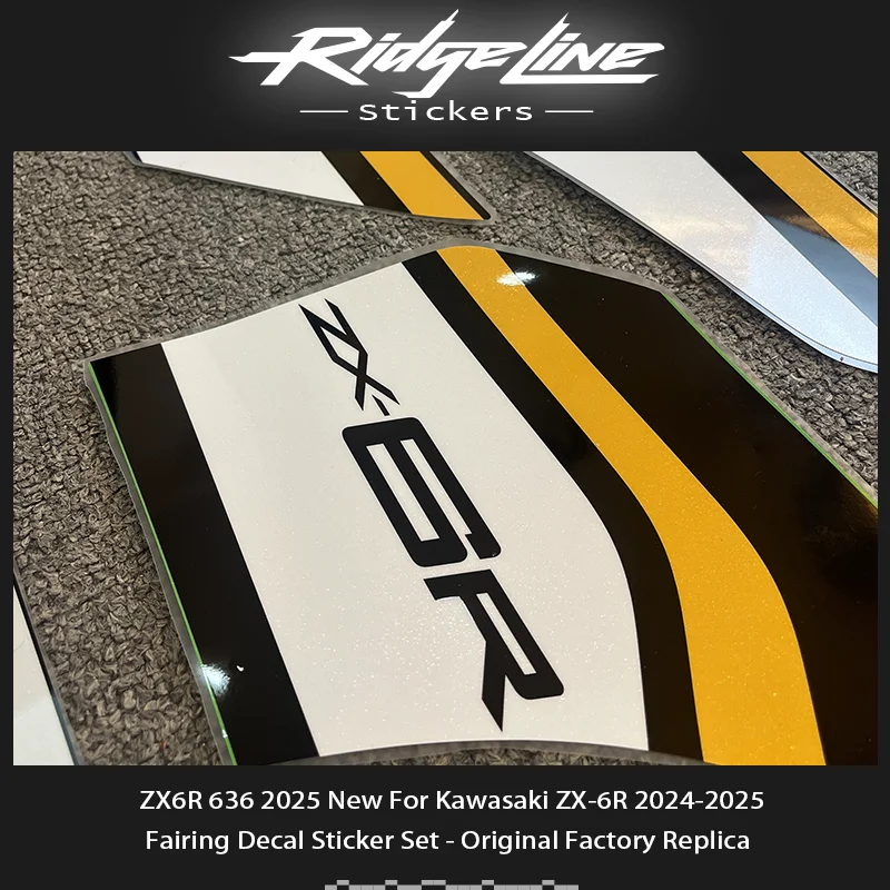 ZX6R 636 2025 New For Kawasaki ZX-6R 2024-2025 Fairing Decal